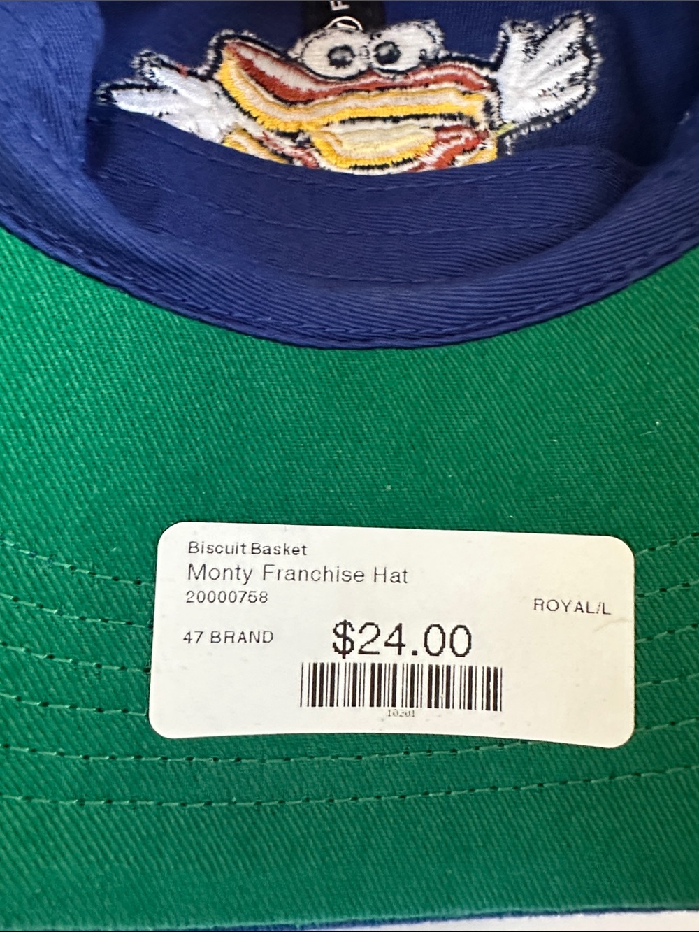 '47 fitted Biscuits hat NEW - Picture 4 of 5
